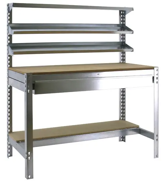 Paiement Sécurisé Simonrack - Kit Etabli 1440x1200x600mm Charge 600kg - Simonwork Bt-1 Box 1200 Galva/bois SIMON RACK