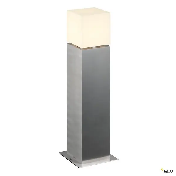 Borne extérieure SLV SQUARE POLE en inox 304, E27, 20W - Hauteur 60 cm Prix Réduit