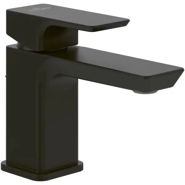 Mitigeur lavabo compact Subway 3.0 sans tirette Noir mat VILLEROY ET BOCH Vente Directe