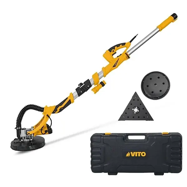 Ponceuse à plâtre téléscopique 710W Girafe pour cloisons sèches + Triangle VITO Nouveauté