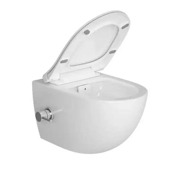 Acheter En Ligne Infinitio WC sans bride avec fonction bidet + Abattant softclose (SATINF011RREXPBFC) SWISS AQUA TECHNOLOGIES