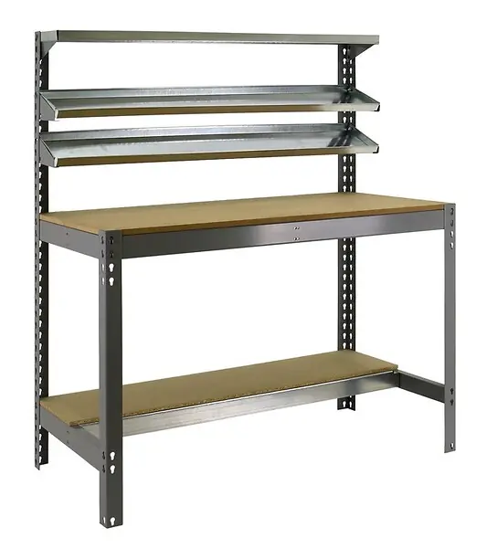 Nouvelle Collection Simonrack - Kit Etabli 1440x1500x750mm Charge 600kg - Simonwork Bt-1 1500 Gris Fonce/bois SIMON RACK