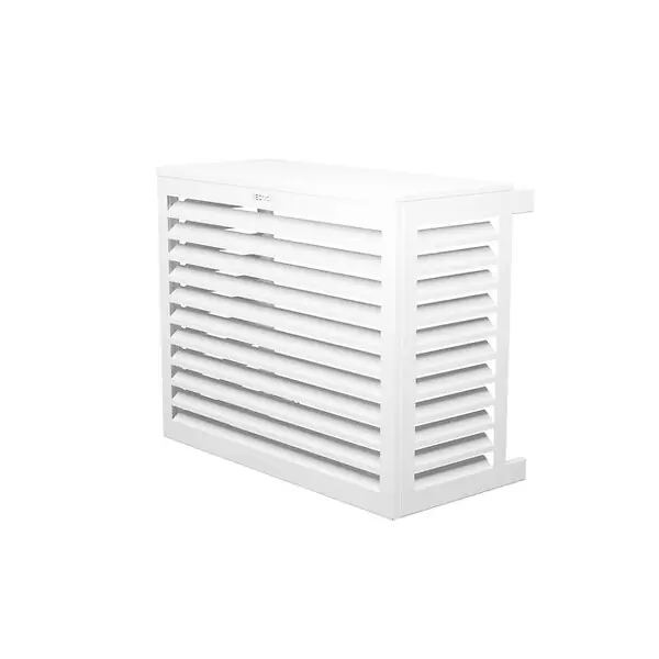 Cache unité extérieure en aluminium blanc taille XS - DECOCLIM-23AXS9010 Livraison Express