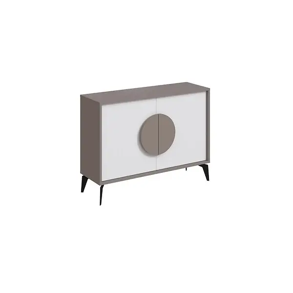 Buffet en bois "Gora" - 110 x 36 x 82 cm - Moka léger HABITAT ET JARDIN Offre Limitée