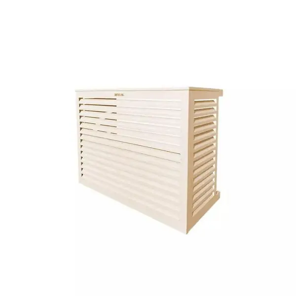 Cache unité extérieure en aluminium blanc crème taille S - DECOCLIM - 23AS9001 Retour Gratuit