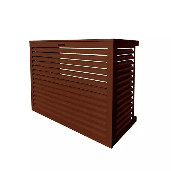 Cache unité extérieure en aluminium brun rouge taille S - DECOCLIM - 23AS8012 Marque