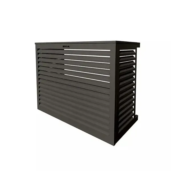 Jusqu'à Épuisement Des Stocks Cache unité extérieure en aluminium gris terre d‘ombre taille S - DECOCLIM - 23AS7022