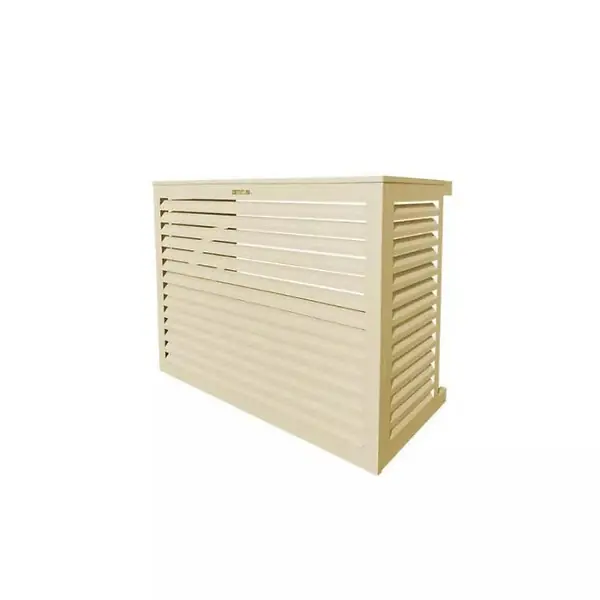 Cache unité extérieure en aluminium ivoire clair taille S - DECOCLIM - 23AS1015 Meilleur Choix