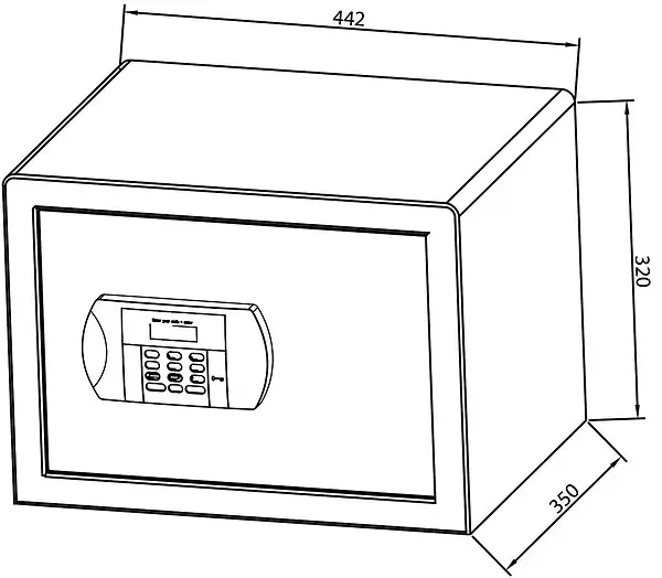 Coffre-fort électronique CFE3 40L - HERACLES - I-CFE3 Prix Choc