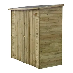 ABRI JARDIN BOIS ADOSSABLE LIPKI - 1.79 X 0.90 X 1.78/1.87 m HABITAT ET JARDIN Retour Gratuit