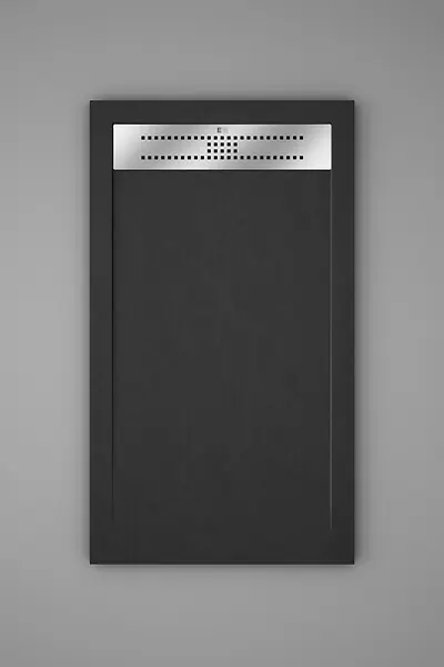 Receveur de douche en résine effet ardoise - 140x80cm ESSEBAGNO Expédié Aujourd'hui