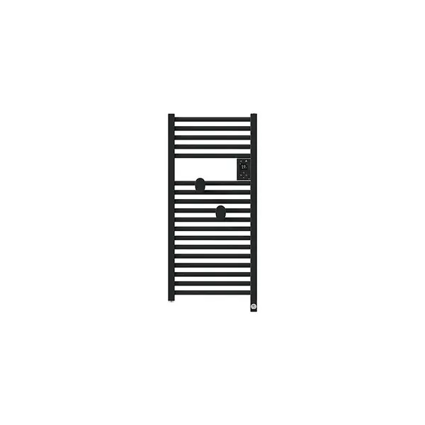 Acheter Direct Sèche-serviettes connecté Riva 5 Etroit 300W Noir carbone - THERMOR - 471655