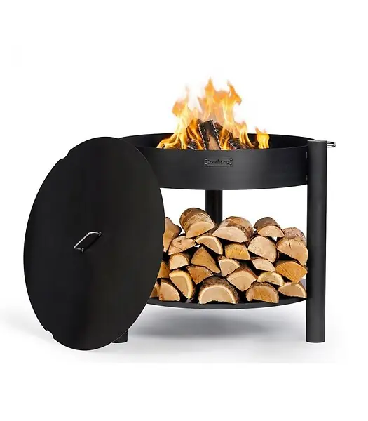 Seulement Aujourd'hui Braséro MONTANA 80cm surélevé couvercle CookKing PACK-111363-1 COOK KING