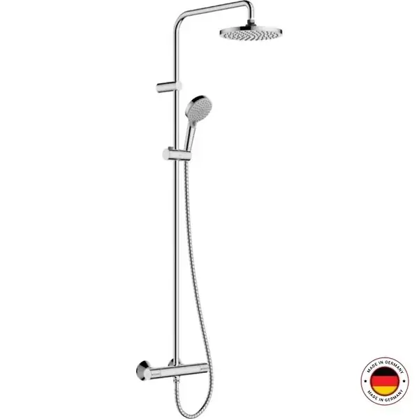 Colonne de douche thermostatique Vernis Blend 200 Green chromé HANSGROHE Prix Promo