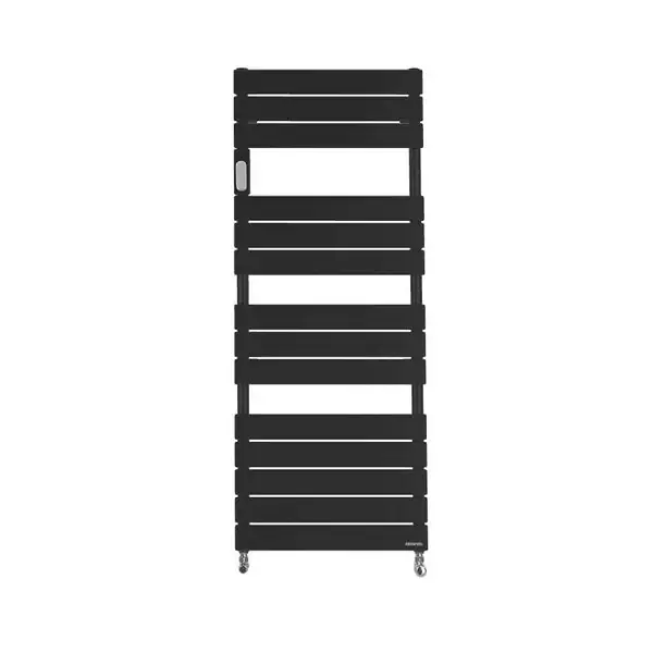 Radiateur sèche-serviettes Adélis Atlantic - Eau chaude - 491W - Noir Jusqu'à Épuisement Des Stocks
