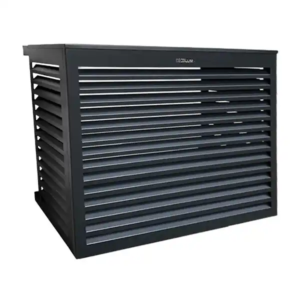 Cache clim et pompe à chaleur - Taille L - Anthracite - Decoclim Offre Limitée