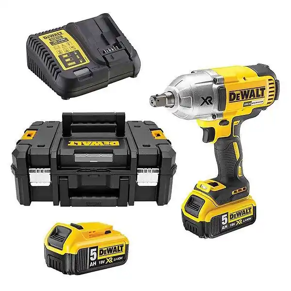 Boulonneuse à chocs ½” 950 Nm 18V DEWALT DCF899P2-QW Brushless avec coffret et 2 batteries Satisfait Ou Remboursé