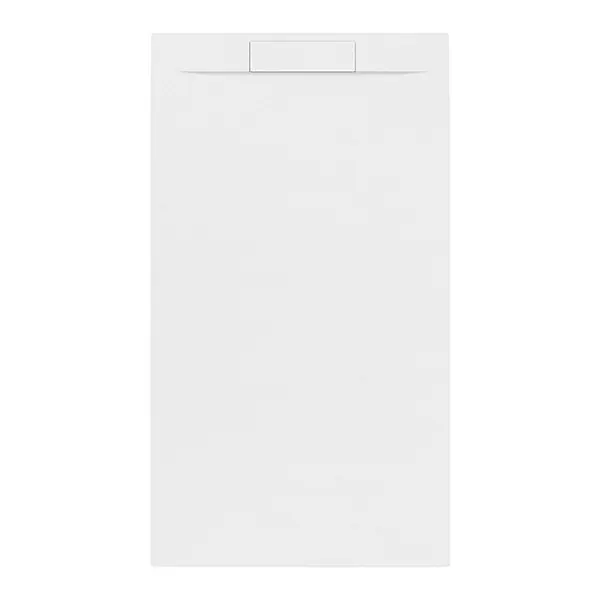 Affaire À Saisir Swiss Aqua Technologies Fusion Receveur de douche 100x90cm en marbre coulé, blanc (SATFU10090BL)