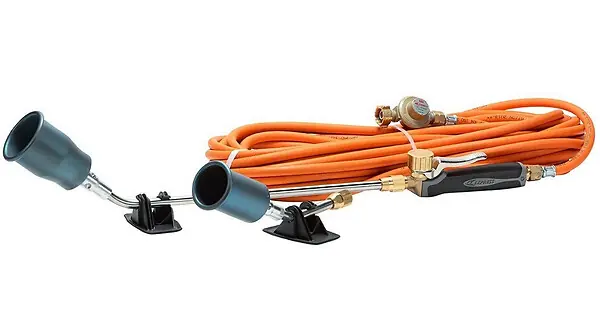 Pack étancheur Titan‘Express avec 2 godets 2 cols manche gâchette bimatière tyuau 20 m Guilbert Express Dernier Modèle