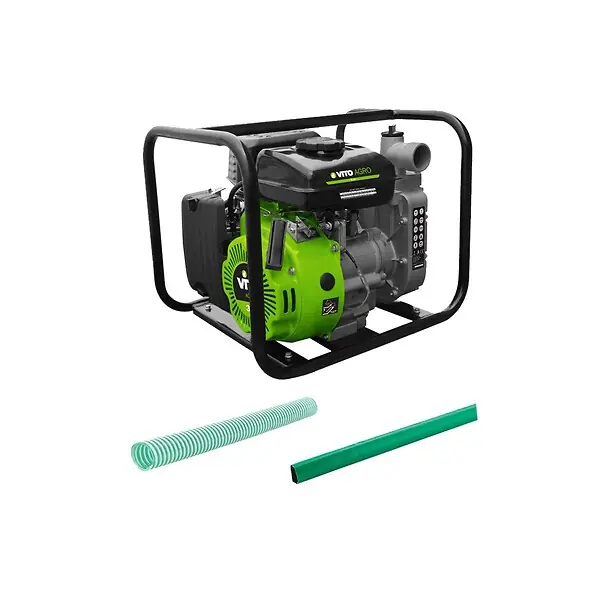 Expédié Aujourd'hui Pompe à eau 105 Cm3 4T 3CV Evacuation eaux usées Kit Tuyaux 10m Ø43Cm VITO