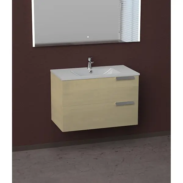 Meuble sous vasque 2 tiroirs Infini - 80cm CONCILIO Vente Directe