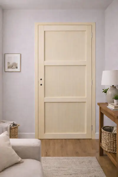 Promotion Saisonnière Bloc Porte Ayous 3 Panneaux H204 x L83 cm Côte Tableau P.Gauche GD MENUISERIES