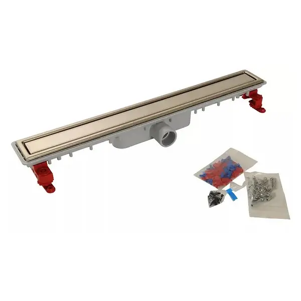 Caniveau de douche Nicoll Docia SICANFH70R 690x95mm D40mm sans natte Remise