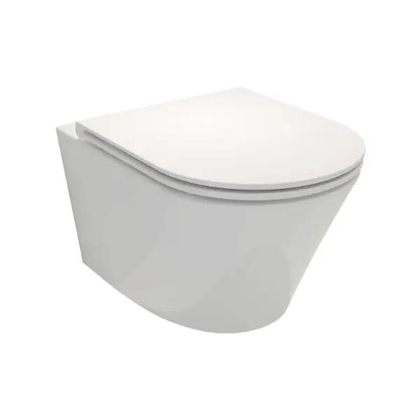 Cuvette WC suspendu sans bride Rodin+ avec abattant JACOB DELAFON Remise