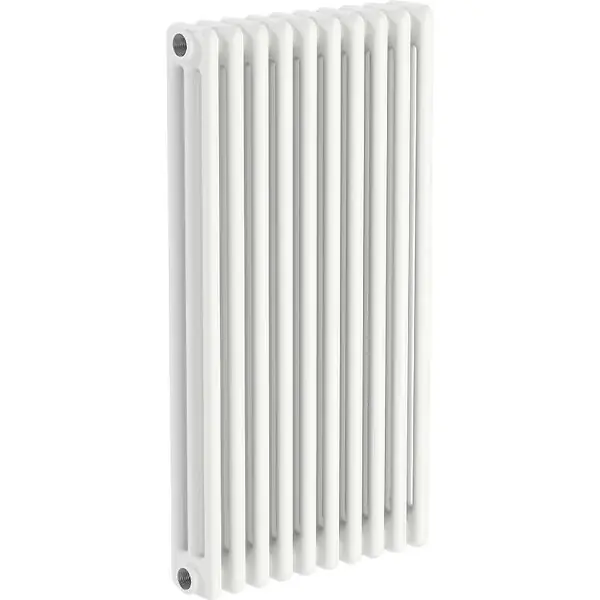 Radiateur IVREA en acier Tubulaire Vertical D25mm H756mm 3 Colonnes 14 éléments Blanc - THERMADOR - IV075614202NBZ01 Seulement Aujourd'hui