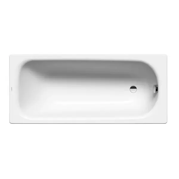 Saniform Plus baignoire rectangulaire avec pieds 160x70 cm acier émaillé, Blanc alpin (111700010001-SET) KALDEWEI Retour Gratuit