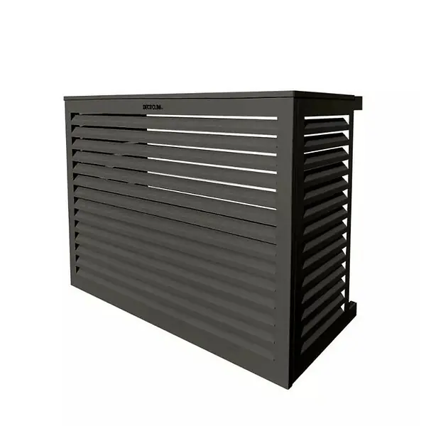 Cache unité extérieure en aluminium gris terre d‘ombre taille M - DECOCLIM - 23AM7022 Bon Plan