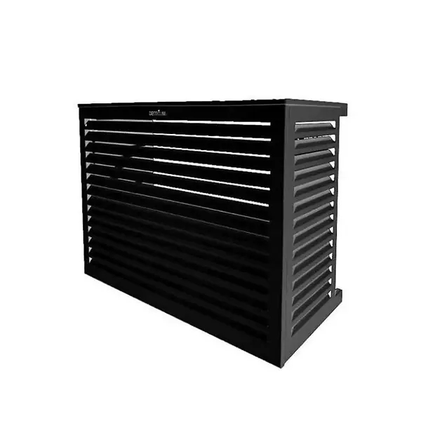Cache unité extérieure en aluminium noir foncé taille M - DECOCLIM - 23AM9005 Prix Cassé