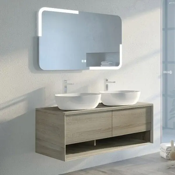 Satisfait Ou Remboursé Meuble de salle de bain SANZA 1200 Scandinave DISTRIBAIN