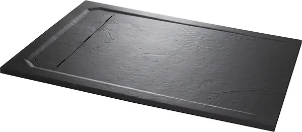 Bon Marché Receveur douche Belize Solidstone - Noir - 90x120cm GODART