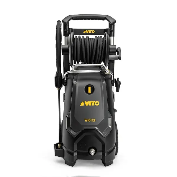 Nouvel Arrivage Nettoyeur haute pression 225bar 3000W Moteur Induction Tuyau 10m Jet réglable Dévidoir Nettoyage Terrasse Voiture Mobilier VITO