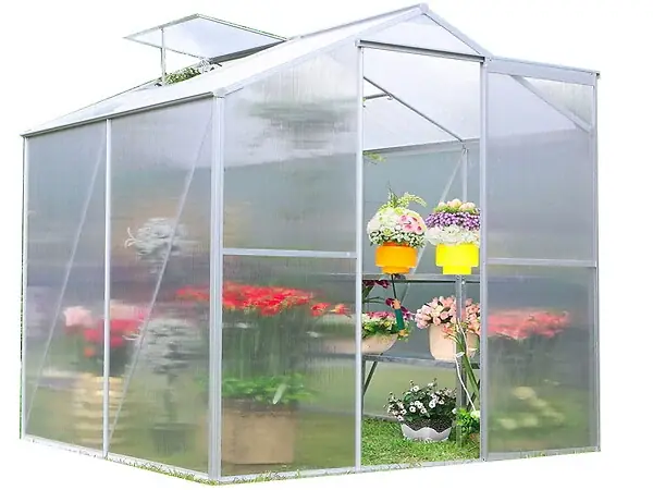 Serre jardin aluminium polycarbonate 4mm - 2,39m² HABRITA Marque