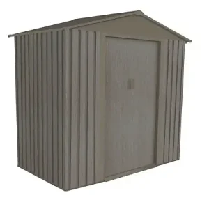 Abri de jardin métal imitation bois - L.201xP.121xH.190cm CHALET & JARDIN Certifié