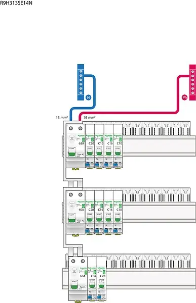 Tableau électrique pré-équipé Resi9 - 39 modules - Blanc SCHNEIDER ELECTRIC Prix Bas