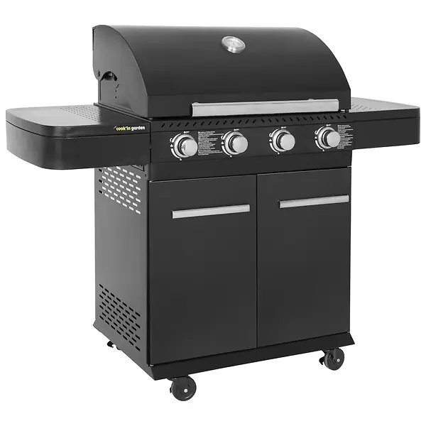 Réduction Barbecue au gaz FYRA avec thermomètre - 4 brûleurs COOK‘IN GARDEN