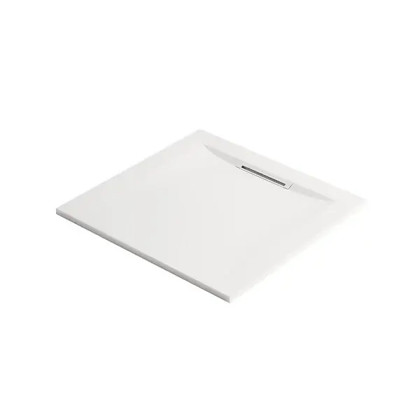 Meilleur Prix Receveur de douche antidérapant 90 x 90 Flight Pure carré blanc JACOB DELAFON