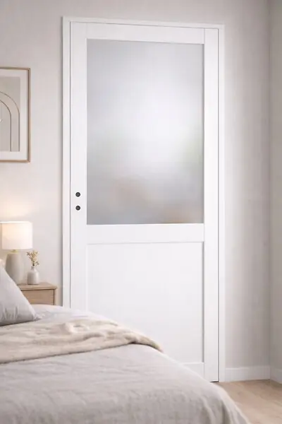 Bloc Porte Athena BLANC H204 x L73 cm Côte Tableau P.Droit GD MENUISERIES Petit Prix